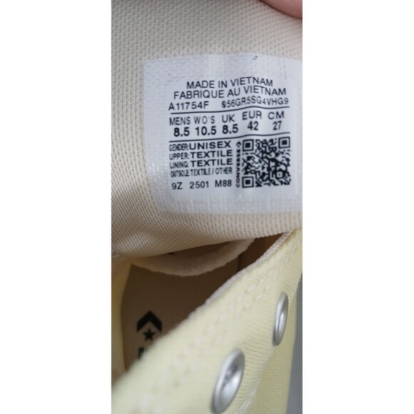 Converse Chuck Taylor All Star Canvas Unisex Shoes Sneakers Size M8.5 W10.5 - Picture 7 of 7